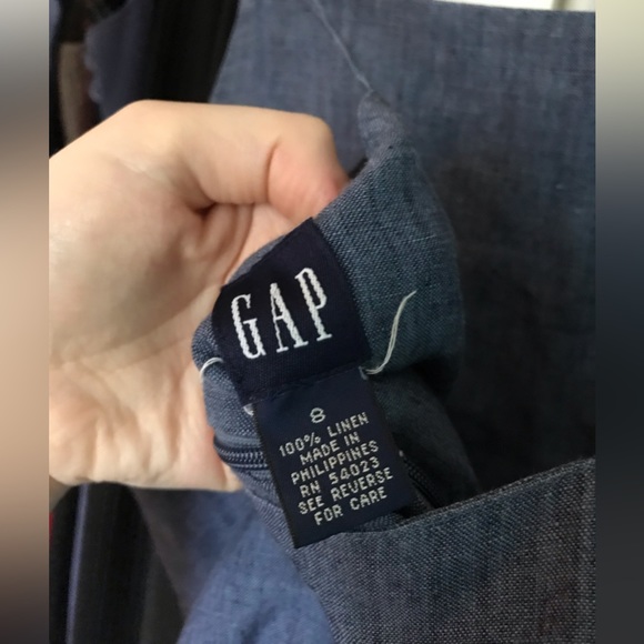 π³GAP Retro Chambray Linen Dress - Picture 8 of 8